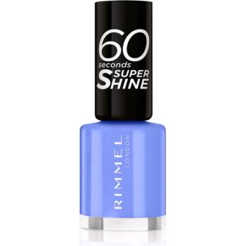 Rimmel 60 Seconds Super Shine лак за нокти цвят 856 Blue Breeze 8ml