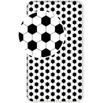Jerry Fabrics Черно-бял еластичен единичен памучен детски чаршаф 90x200 cm Football - Jerry Fabrics (20FT328)