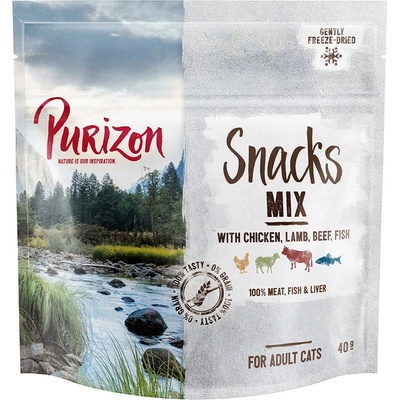 Purizon Snack Mix bez obilnín 40 g