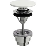 Laufen - Затварящ се изпускателен клапан, Click-clack, бял H8981920000001 (H8981920000001)