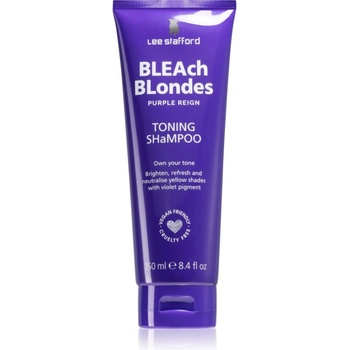 Lee Stafford Bleach Blondes Toning Shampoo шампоан за руса коса неутрализиращ жълтеникавите оттенъци 250ml