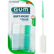 GUM Soft-Picks Regular masážní mezizubní kartáčky s fluoridy ISO 1 40 ks