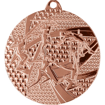 Designová kovová medaile Pětiboj Bronz 5 cm
