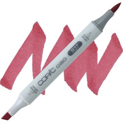 Lihová fixa COPIC Ciao oboustranná Brush & Chisel, Carmine (R37)