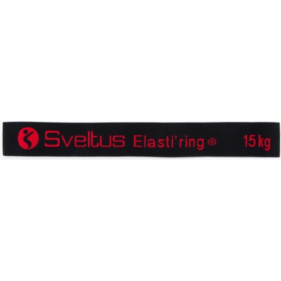 Sveltus Упражнения с ластик Sveltus Elasti'ring 15kg black 0027