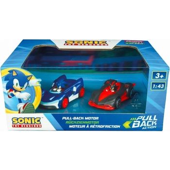 Carrera Auta Pull Speed Sonic Vs. Shadow 1:43
