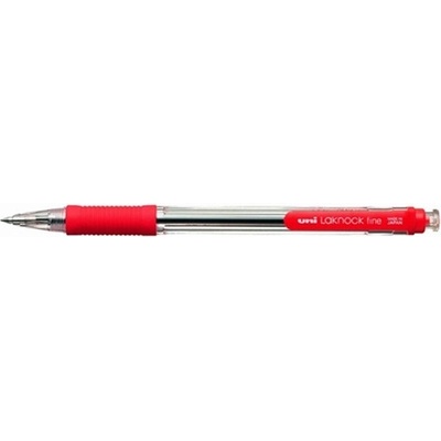 uni Химикалка, 0, 4 мм, с бутон, UNI "SN-101 Laknock Fine", червена 530329000 (530329000)