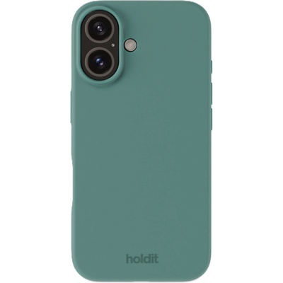 Holdit Гръб Holdit Silicone Case за iPhone 16 Plus - Moss Green