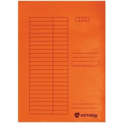 VICTORIA OFFICE Rýchloviazač A4, oranžový 5 ks