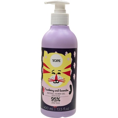 Yope Kids tekuté mydlo cranberry & lavender 400 ml