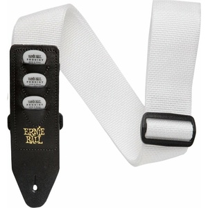 Ernie Ball Polypro Pickholder White Колан за китара (P04259)