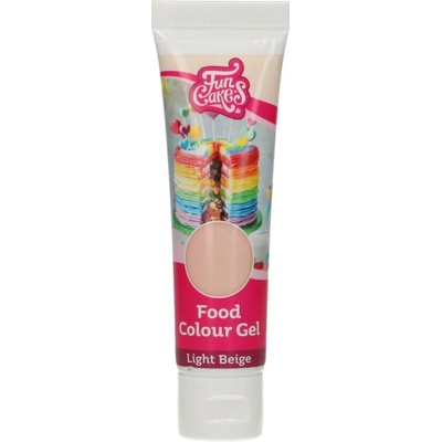 FunCakes Gélová farba v tube Svetlá béžová Light Beige 30 g