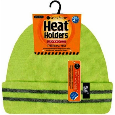 Heat Holders čepice s reflexními pruhy žlutá