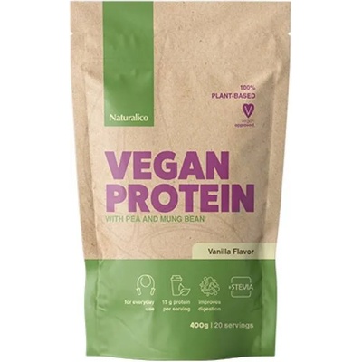 Naturalico Vegan Protein, ванилия, 400 g, Naturalico