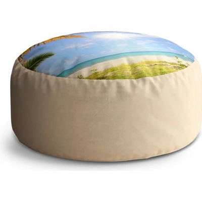Sablio Taburet Circle Pláž: 38x48 cm