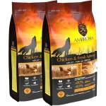 AMBROSIA Adult All Breeds Chicken & Fresh Salmon 2 x 12 кг