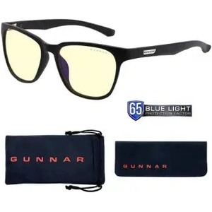 GUNNAR Геймърски очила GUNNAR Berkeley Onyx Amber, Черен (BER-00101)