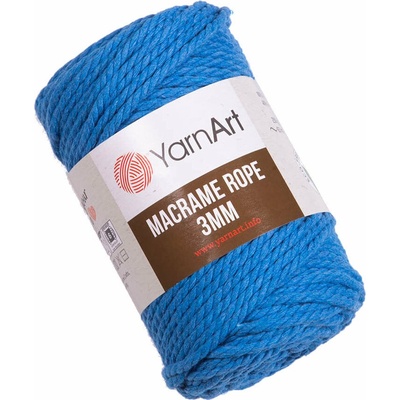 YARNART Macrame Rope 3 mm 3 mm 63 m 786 Dark Blue юта (Macrame Rope 3 mm 786)