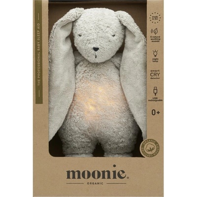 Moonie The Humming Friend 2.0 Organic Grey uspávačik s melódiou 1 ks