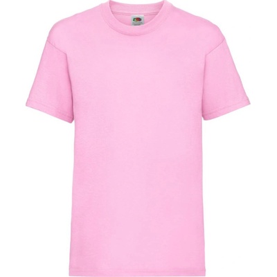 Fruit of the Loom tričko kids Valueweight T F610330 krátký rukáv dětské 1TE F610330 Light Pink