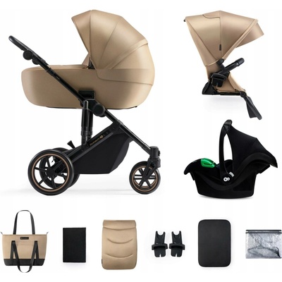 Kinderkraft Prime 2 3v1 Premium Sandrose Beige 2024
