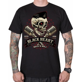 Image 1 of Black heart мъжка тениска black heart - elwis - ЧЕРЕН - 9514