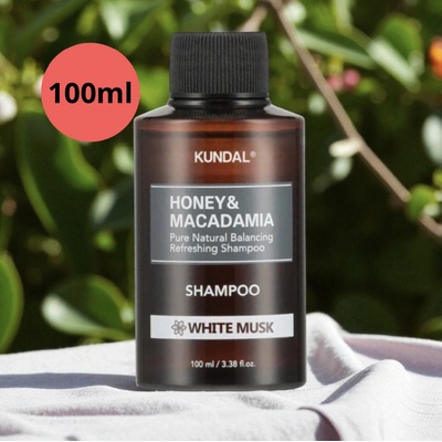 KUNDAL Honey & Macadamia White Musk přírodní šampon pro suché a poškozené vlasy 500 ml