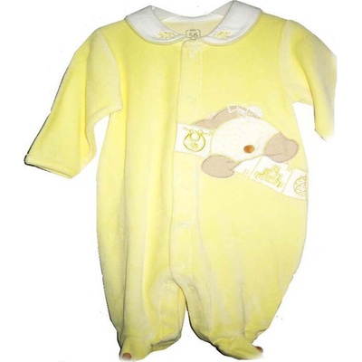 GLUCK Бебешки гащеризон GLUCK, Bear and Duck, жълт