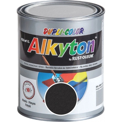 Alkyton Žiaruvzdorná farba 0,75L kovačská čierná
