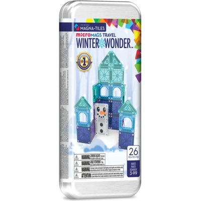 Magna-Tiles microMAGS Winter Wonderland Travel Set 26 ks