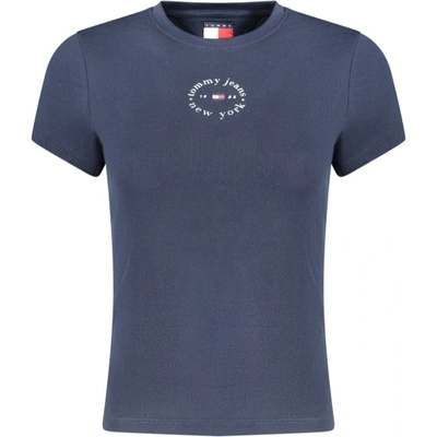 Tommy Hilfiger Дамска тениска с къс ръкав tommy hilfiger, Размер s, Цвят Синьо (dw0dw22807_blc1g)