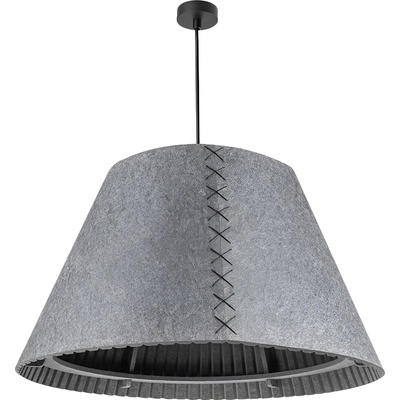 POLARIS Акустичен сив пендел Cone с филц и метална основа | 221, 98€ (434, 16 лв) (458)