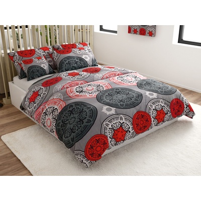 Textilomanie Obliečky z mikrovlákna ORIENT COLOR sivé 70x90 140x200