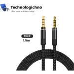  Кабел 3.5mm Stereo Jack 4-pin Black 1.5m (09050201001042)