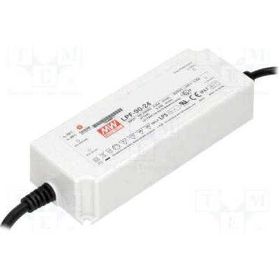 MEAN WELL LPF-90-24 Napájecí zdroj: spínaný; LED; 90W; 24VDC; 3,75A; 90÷305VAC; IP67
