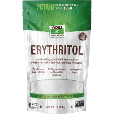 NOW Erythritol / Keto Friendly Zero Calories Sweetener [454 грама]
