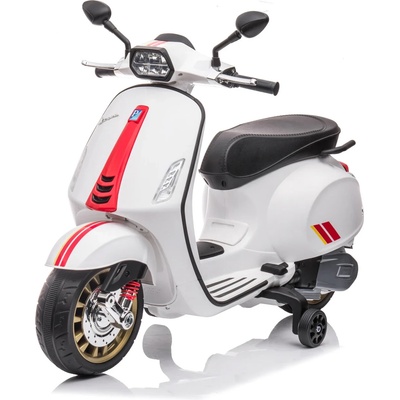 ROLLZONE Vespa Sprint 12V - Детски акумулаторен мотор, Бял (TR2105-white)