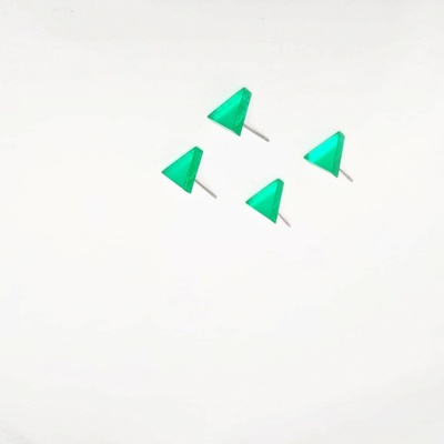 Fifle 3úhelníky 66 smaragdová