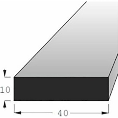 Hranolek 40x10mm, délka 70cm