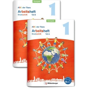 ABC der Tiere 1 Neubearbeitung - Arbeitsheft Druckschrift Kompakt, Teil A und B | Klaus Kuhn, Kerstin Mrowka-Nienstedt (ISBN: 9783619147311)