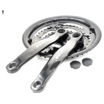 Neco Курбели Neco 170mm 48-38-28T стомана черни