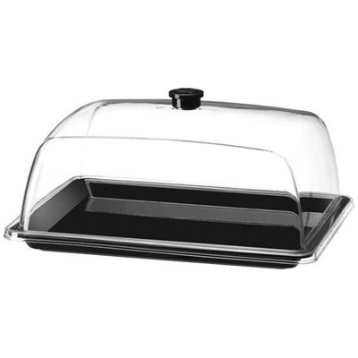 Hendi Obdélný podnos s poklopem GN 1/2 Průhledná 335x275xv165mm 203583H