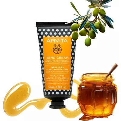 Apivita Hand Care Honey Rich texture hydratační krém na ruce s medem 50 ml