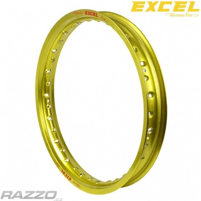 Zadní ráfek Excel Rims 19x2,15 36 děr Factory Yellow Yamaha Suzuki Kawasaki KTM