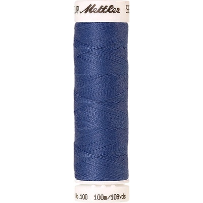 Nitě SERALON 100m na univerzální šití, polyester AMANN Mettler - více barev 6677: 1464 světle modrá