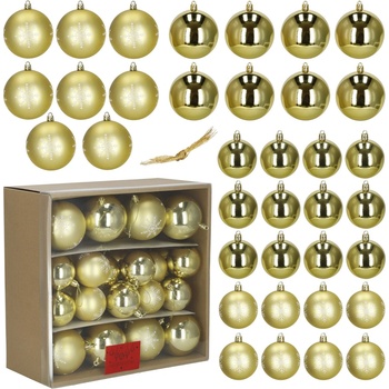 Springos CA0974 SADA VIANOČNÝCH GULÍ 36 KS