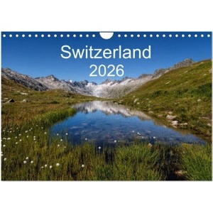 Calvendo Switzerland Mountainscapes 2026 (Wall Calendar 2026 DIN A4 landscape), CALVENDO 12 Month Wall Calendar | Calvendo, Sandra Schaenzer