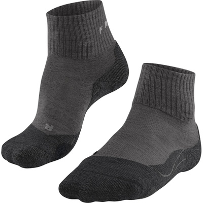 Falke Дамски туристически чорапи Falke Women's TK2 Wool Short Walking socks - Smog - размер 39-40 (EU) (201-6593-0413)