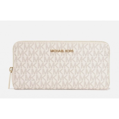 Michael Kors double zip wristlet white