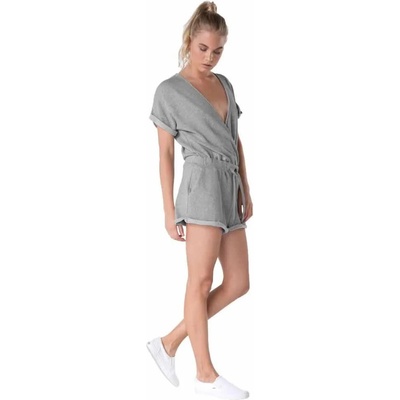 ONEPIECE Drowsy short sleeve romper - Grey (Grey Mel)